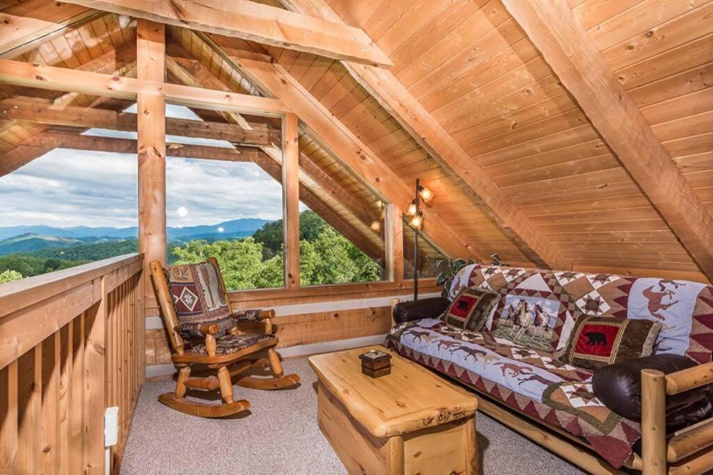 View! Private! Hot Tub,Pool Table,Fireplace,Relax! Sevierville Exterior foto